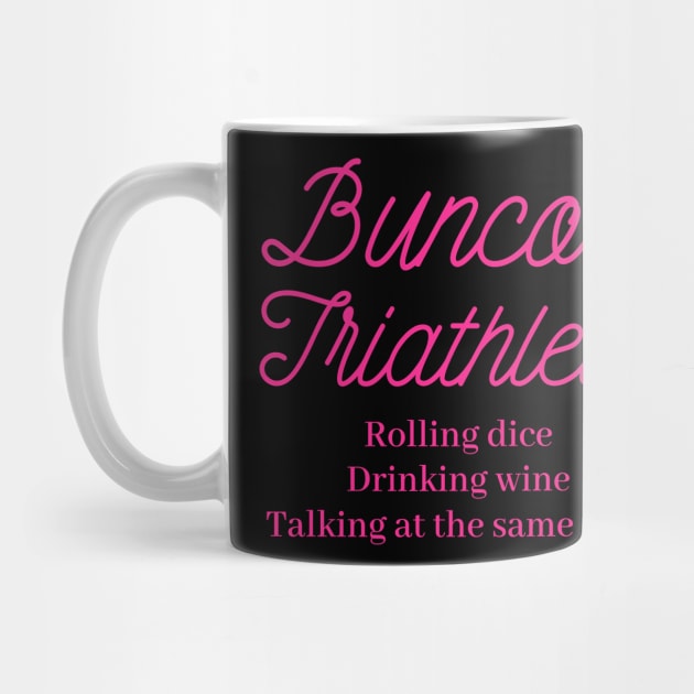 Bunco Triathlete Dice Wine by MalibuSun